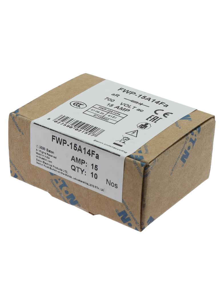 15AMP 700VAC FERRULE 14.3 X 50.8MM 15AMP 700VAC cylindryczna do półprzewodników 14.3 X 50.8MM FWP-15