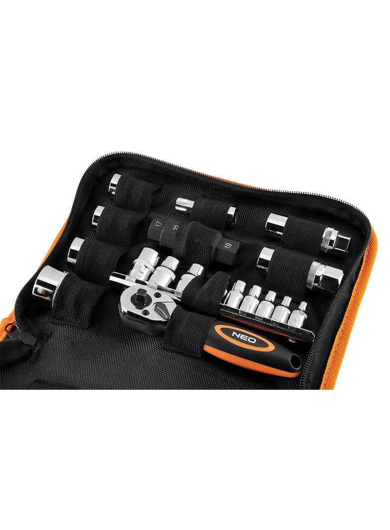 Zestaw narzędzi do motocykla - 25 szt. - miękkie etui