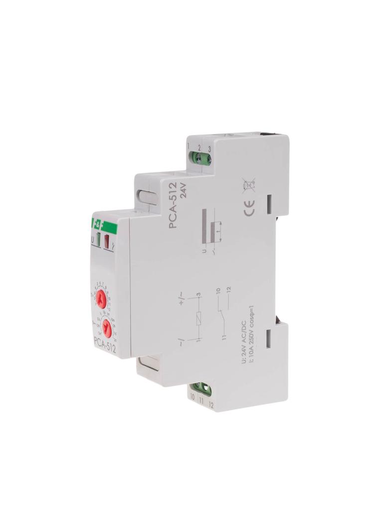 Przekaźnik czasowy awersyjny styki: 1Z/R 24V PCA-512-24V F&F