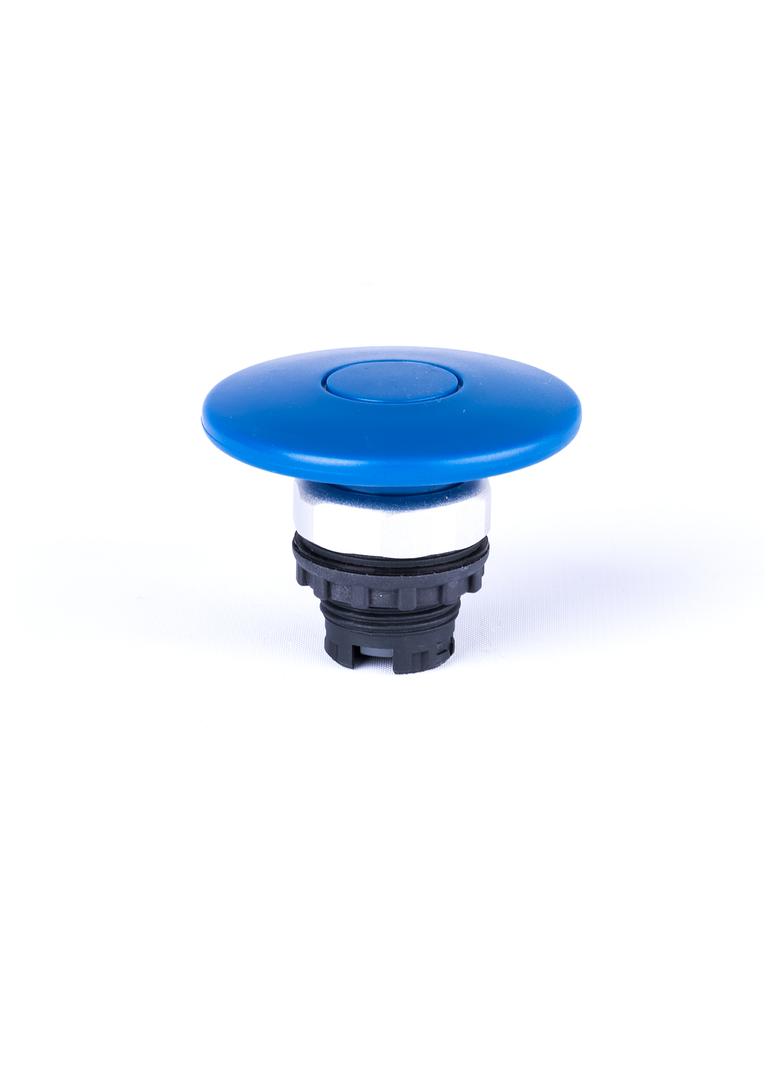 Ex9P1 M6 BPrzycisk grzybkowy 60mm z samopowrotem niebieski 105650