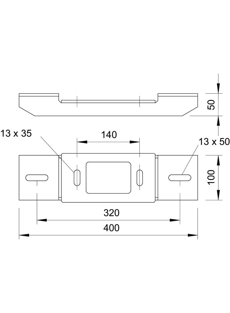 KA-SY, ŁĄCZNIK WZDŁUŻNY 1610MM PERF.FT