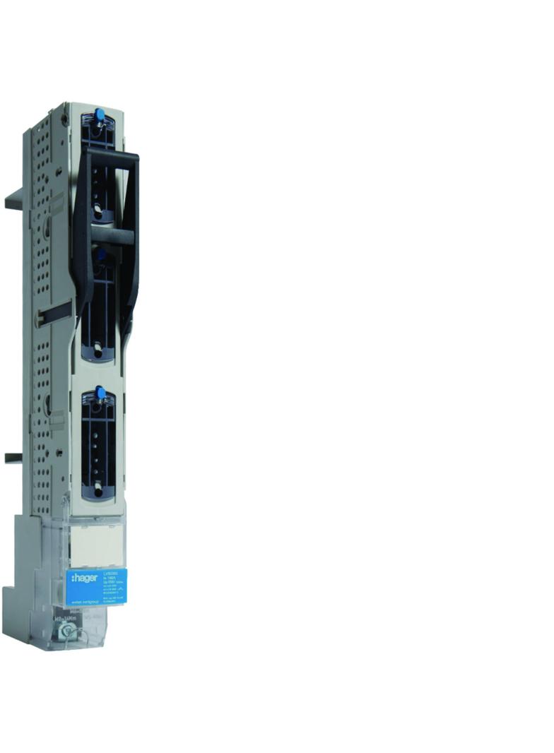 LV rozłącznik bezp.listw. NH00 3P 160A 690VAC szyny 60mm zac.kl.95mm2 LVS0060RPX HAGER