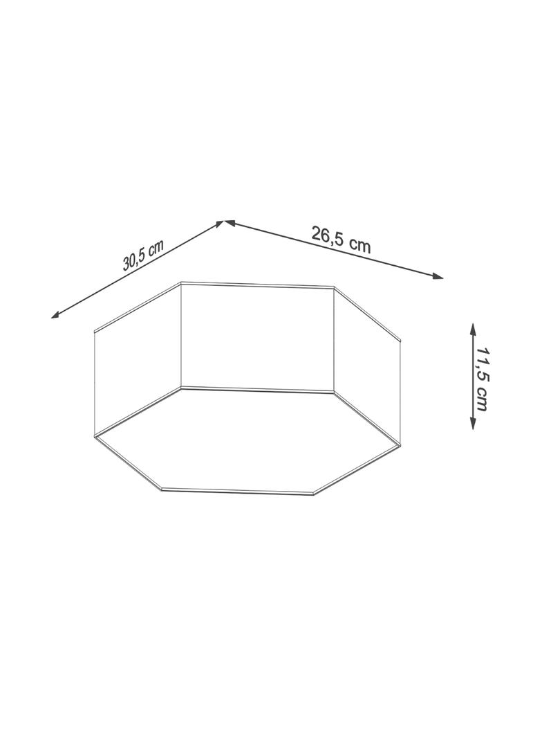Plafon SUNDE 11 biały
