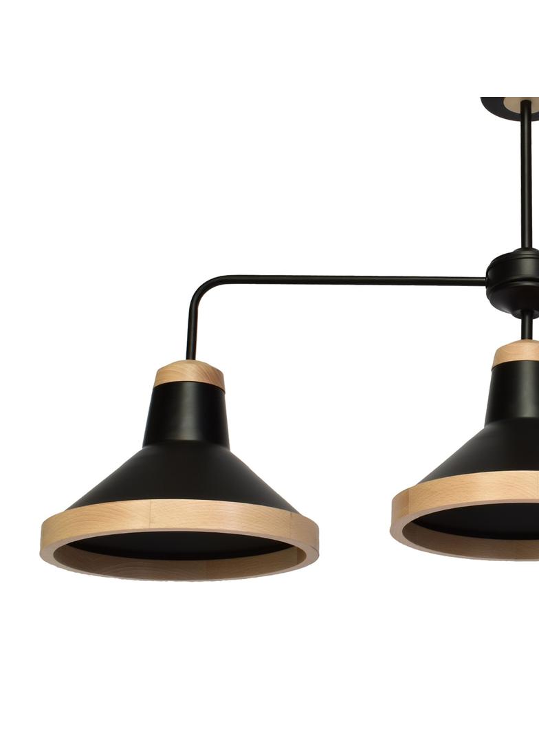 plafon Salma 3xE27 czarny MLP6297 Milagro