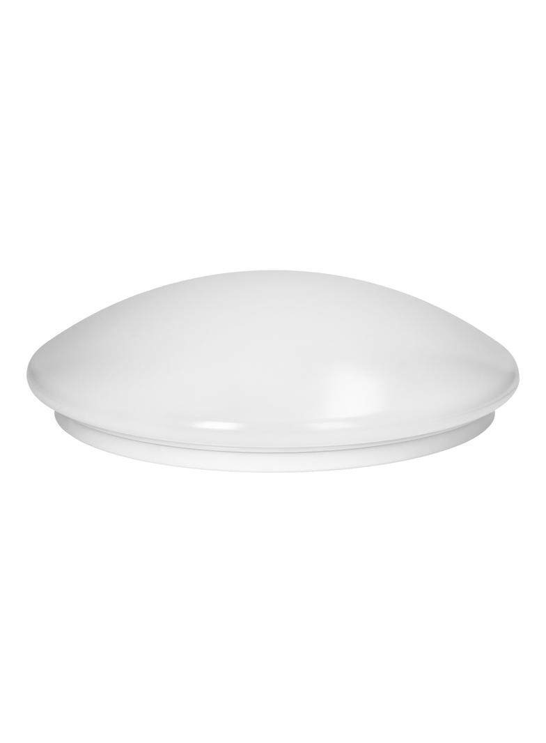 NABU plafon 2xE27 2x60W klosz matowy - poliwęglan IP20 biały