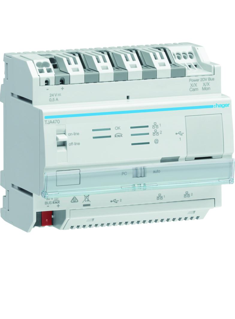 KNX e/s Serwer wizualizacyjny domovea expert z konfig. KNX easy oraz bramką IoT