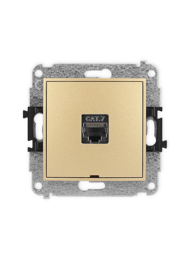 ICON Mechanizm gniazda komputerowego pojedynczego 1xRJ45, kat. 7, ekranowany, 8-stykowy, bez pola op