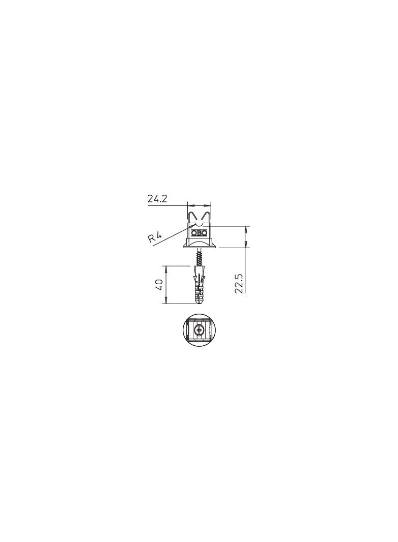 177 20 VA B-HD, Uchwyt przewodu