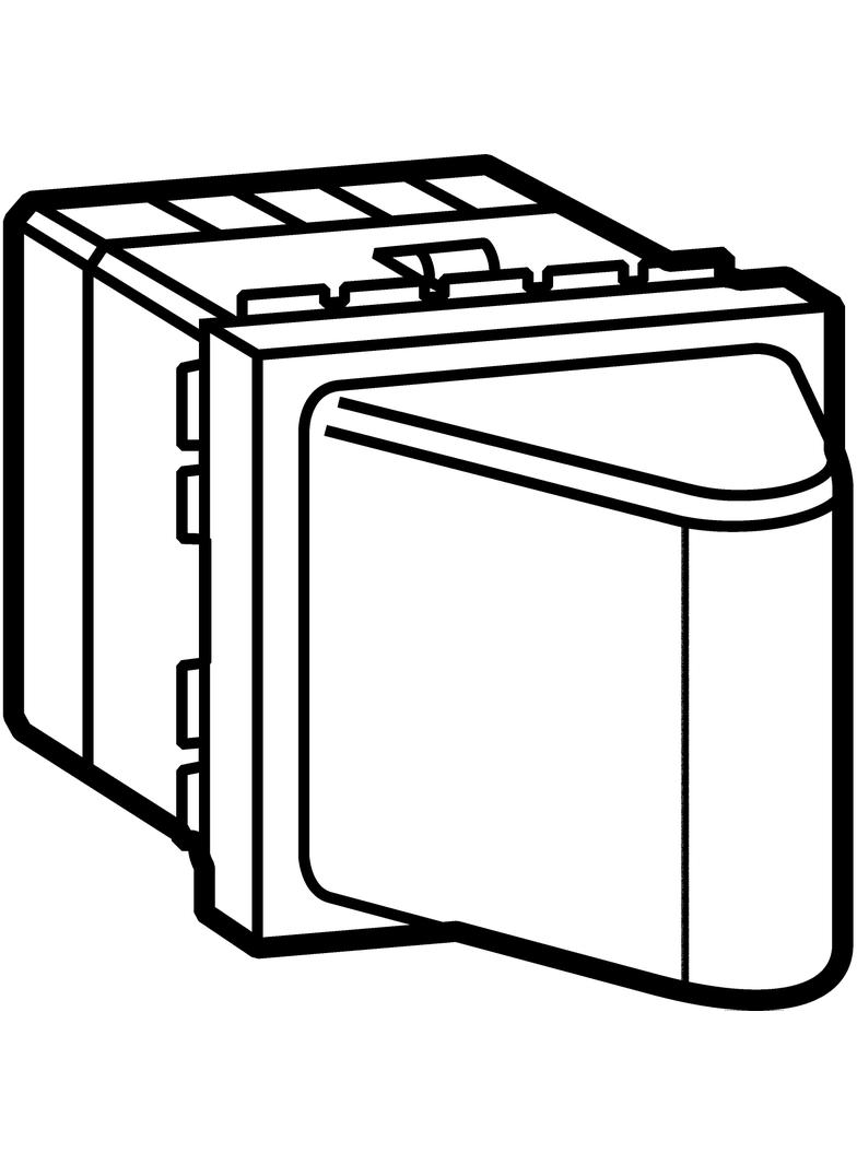 MOSAIC LAMPA SYGNALIZACYJNA TRÓJKĄTNA - 2 MODUŁY BIAŁA 12-24V~/DC 0,6W, Legrand