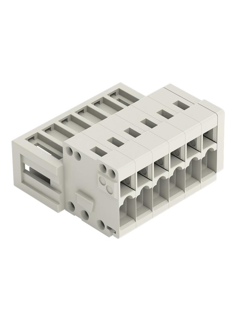 MCS-MINI Classic wtyk 6-bieg. j-szary raster 3,5 mm /100szt./ WAGO