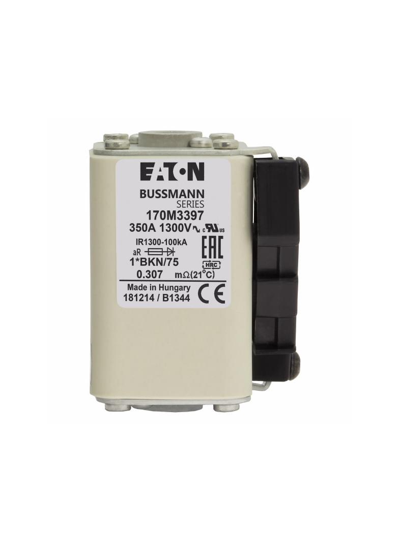 FUSE 350A 1300VUL 1*BKN/75 AR CU Wkładka szybka 350A AC 1250V rozmiar 1 45x59x75 mm, 170M3397 EATON