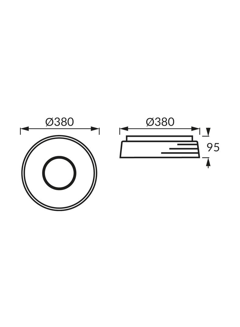 Plafoniera SMD LED LIBRUS LED C 24W NW 04164 IDEUS