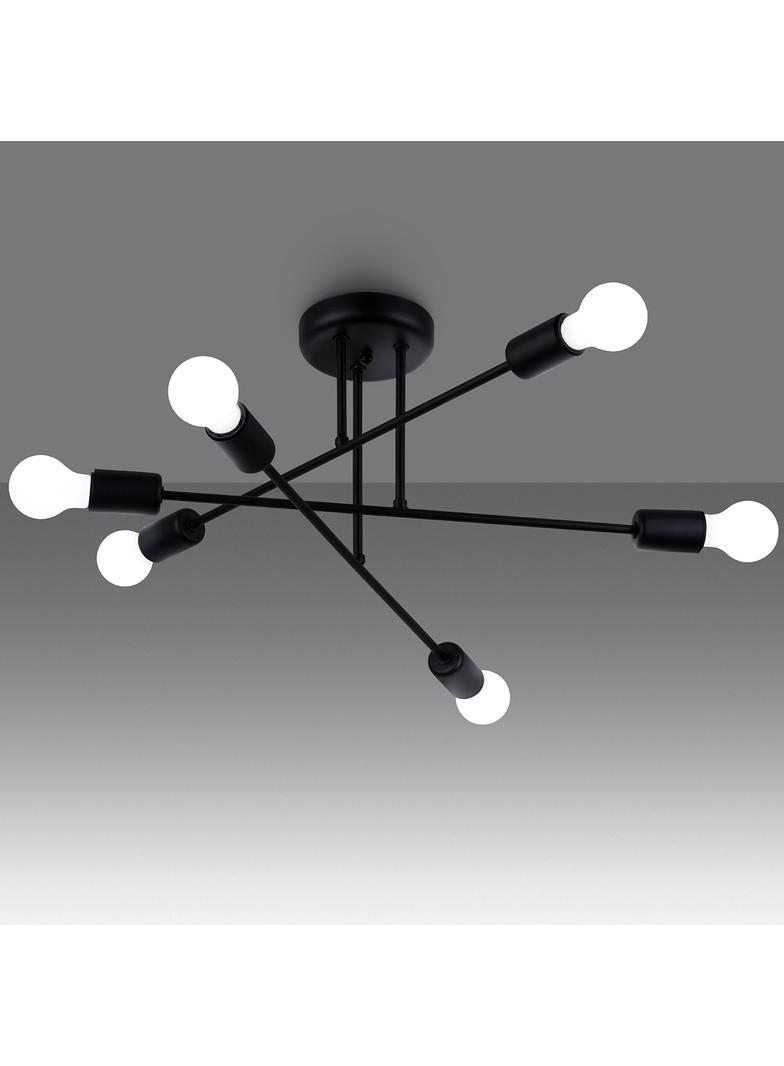 Żyrandol NORAH 6R czarny