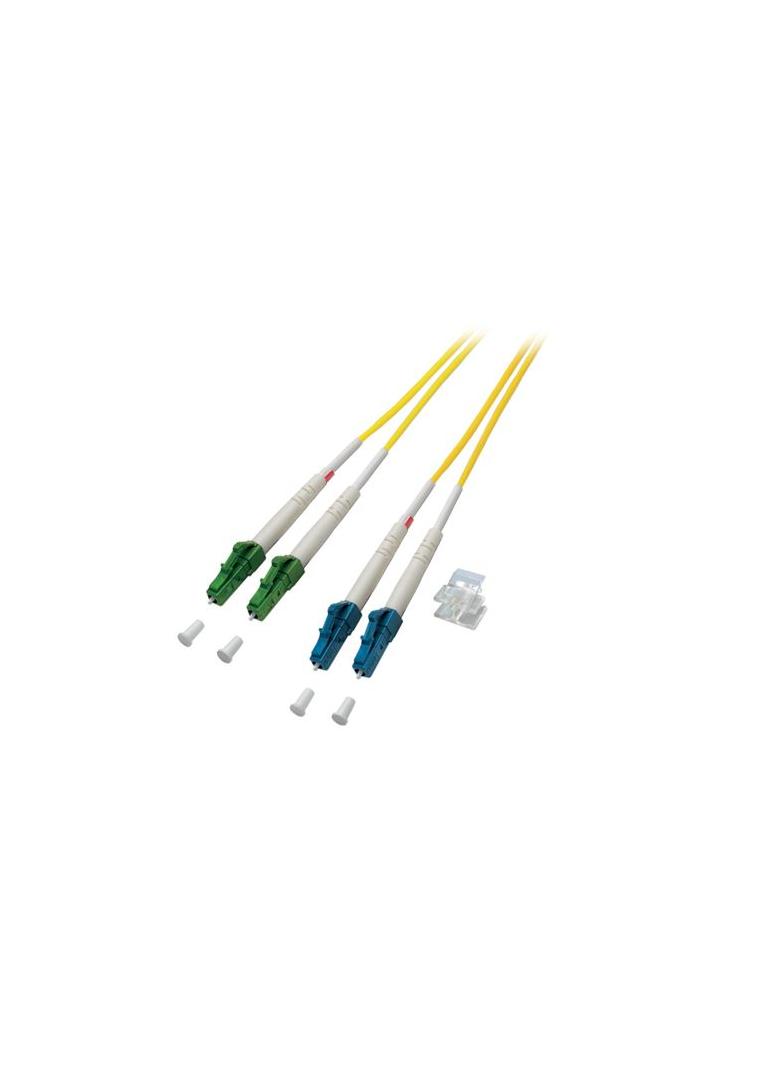 Patchcord SM, 9/125, LC/APC-LC/PC duplex dł. 1m