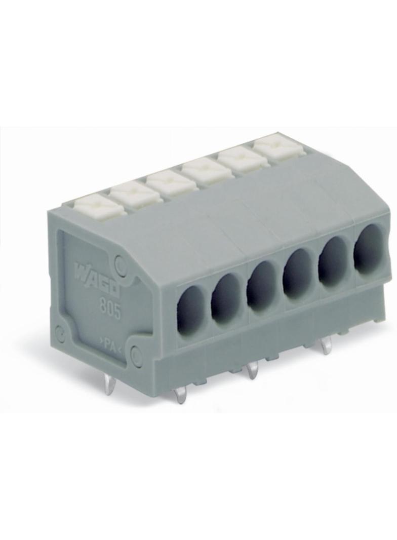 listwa zaciskowa do pł. drukowanych 8-bieg. szara raster 3,5 mm