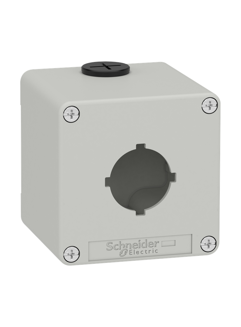 Kaseta sterownika szara 1 otwór XAPD1601 Schneider