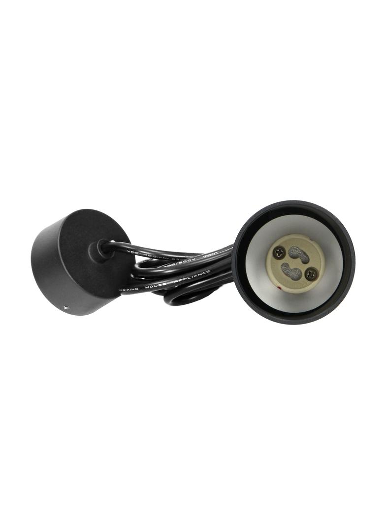 BARBRA PLR GU10 oprawa wisząca max 35W, IP20, okrągły, czarny, aluminium AD-OP-6189BGU10 ORNO