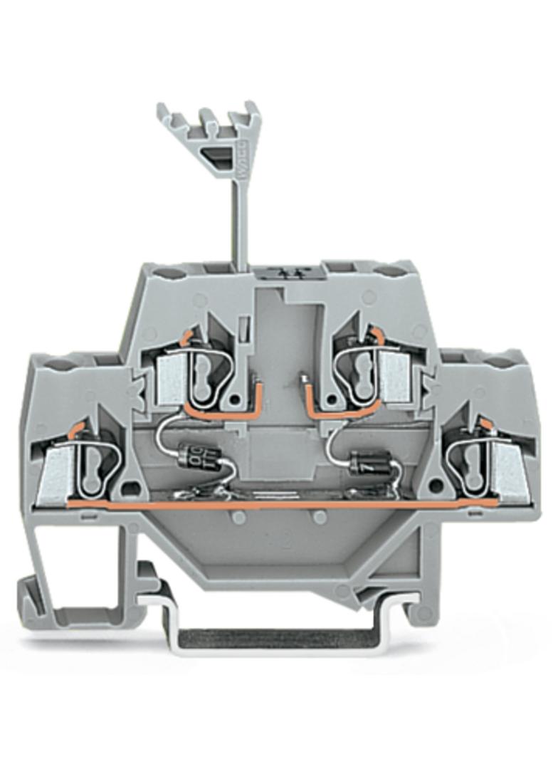 dwupiętrowa złączka diodowa 2,5 mm2