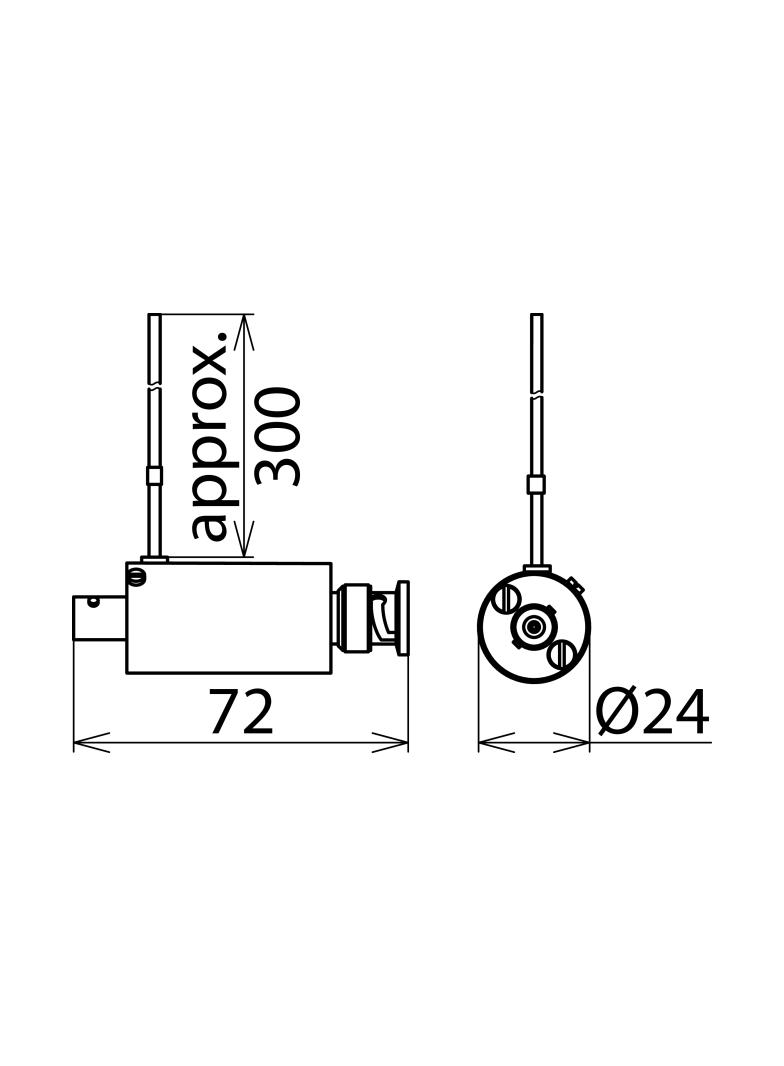 Ogranicznik przepięć do ochrony kamer, gniazdo/wtyk BNC