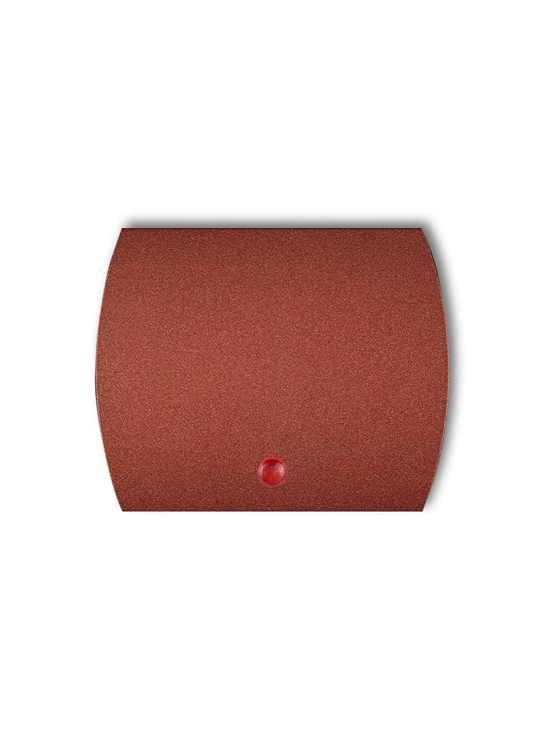 Klawisz z oczkiem do łączników serii TREND i LOGO brązowy metalik