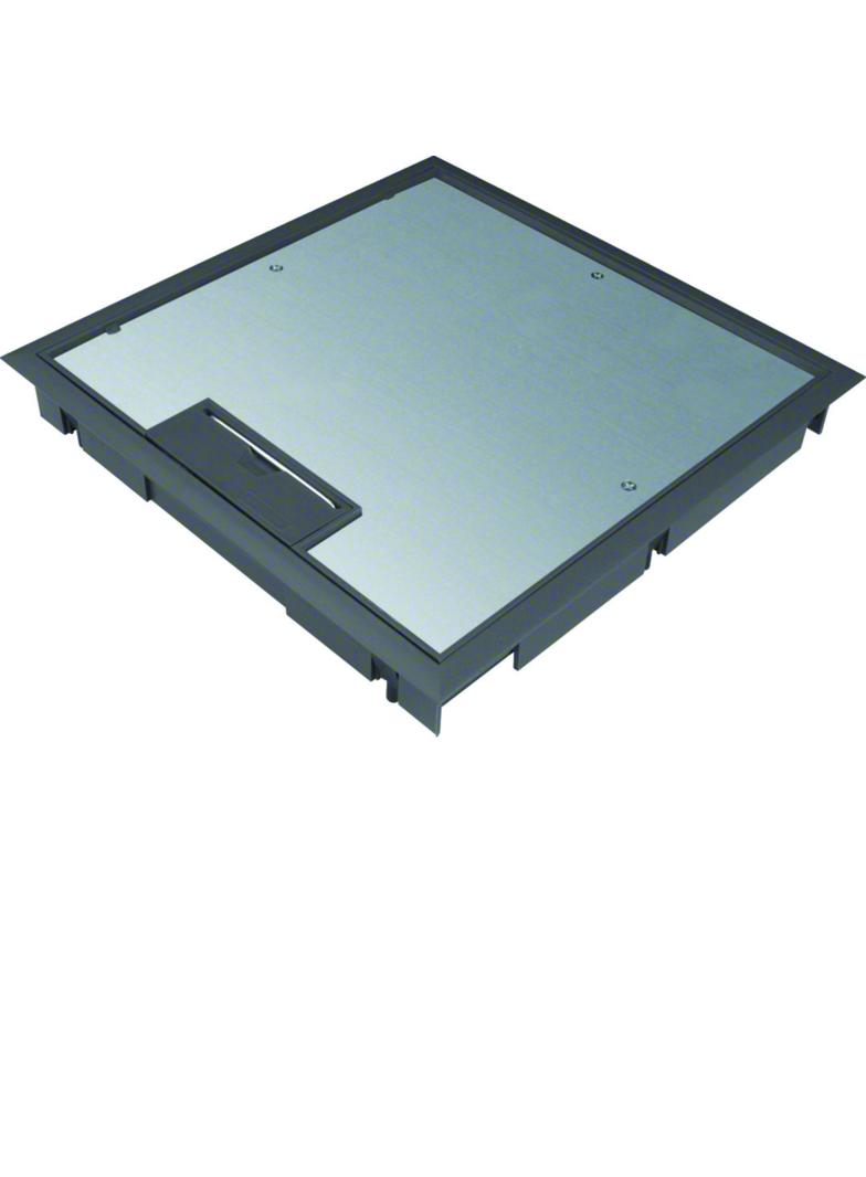 tehalit.VE-EE Pokrywa uchylna płytki montaż Q08 294X294 5mm czarny PA KDQ08059005 HAGER