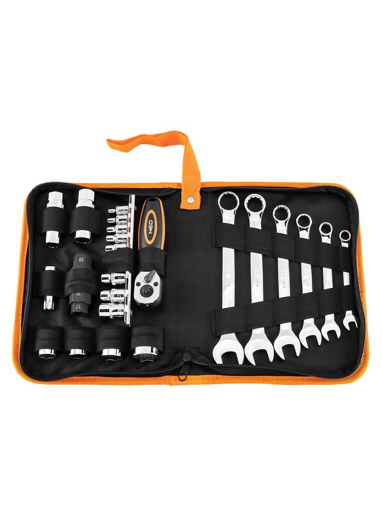 Zestaw narzędzi do motocykla - 25 szt. - miękkie etui