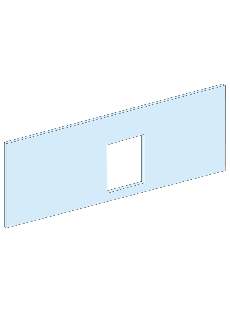 Rozdzielnice PrismaSet, płyta czołowa do NSX 250 poziomo