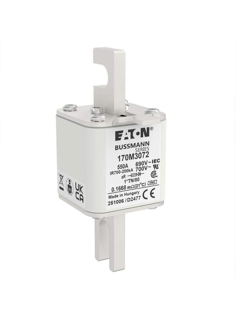 550A 690V 1*TN/80 aR INDICATOR FUSE Wkładka szybka 550A AC 690V compact DIN 1 45x58x104 mm 170M3072