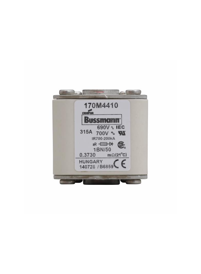 FUSE 315A 690V 1BN/50 AR UC Wkładka szybka 315A AC 690V rozmiar 1 53x69x51 mm aR IEC UL w 170M4410 E