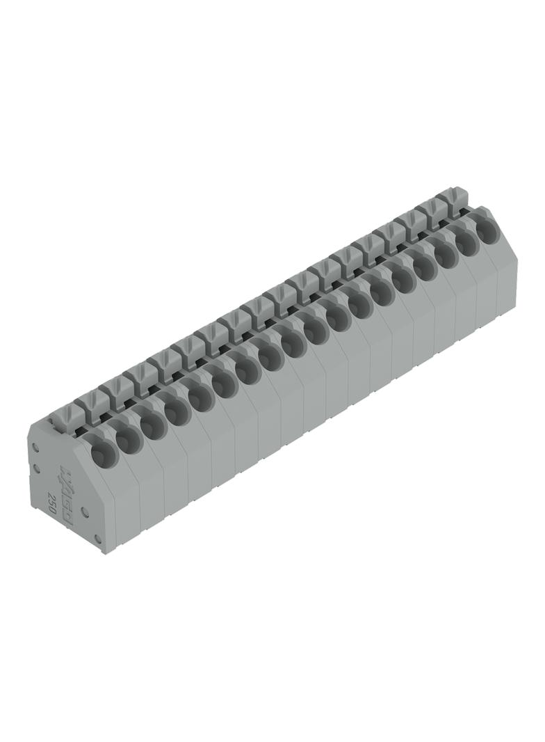 listwa zaciskowa do pł. drukowanych 18-bieg. szara raster 3,5 mm /15szt./ WAGO