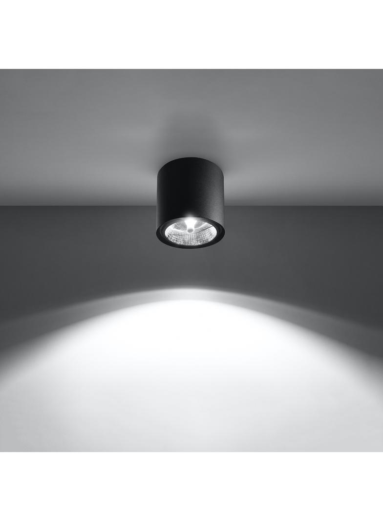 Sollux Plafon TIUBE czarny SL.0697