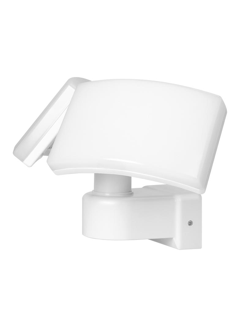TOS DUO LED 2x20W podwójny naświetlacz ogrodowy, 2x1600lm IP65 4000K neutralna biel biały AD-NL-6603WL4 ORNO
