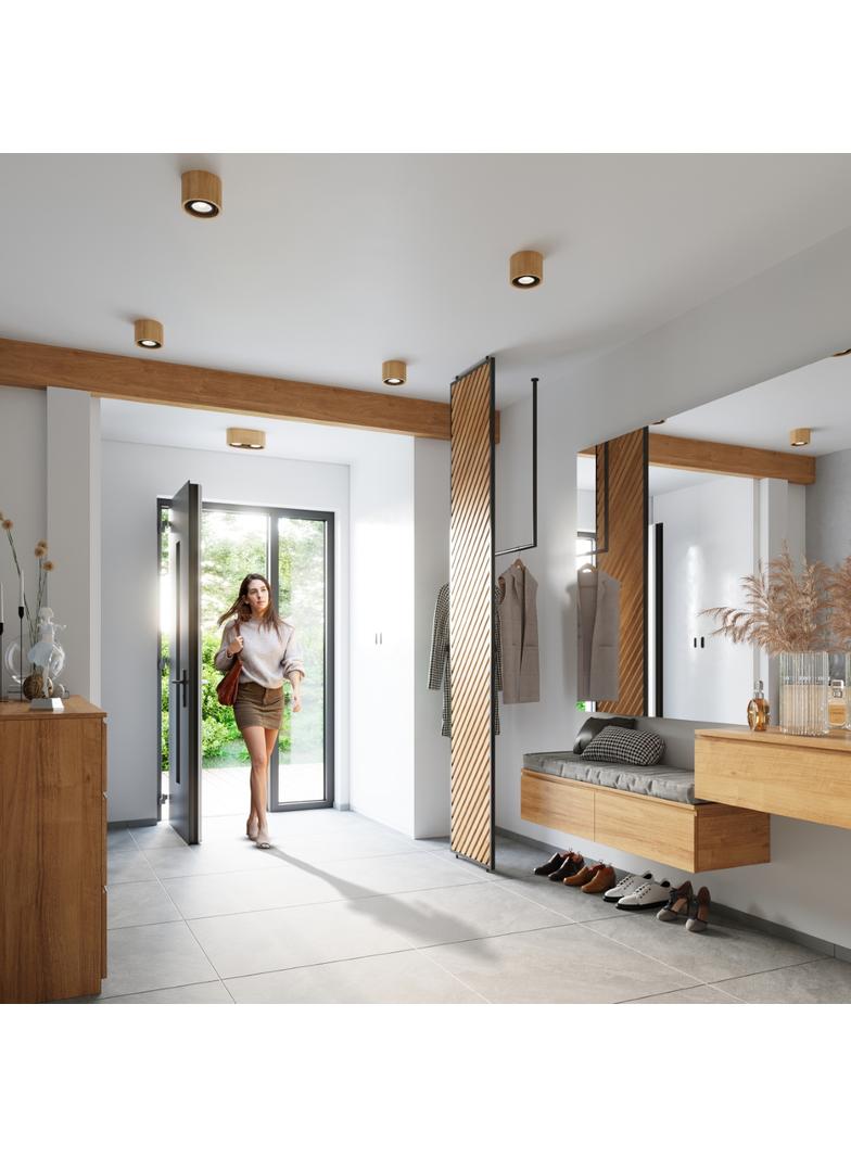 Sollux Plafon BASIC 2 naturalne drewno SL.0914