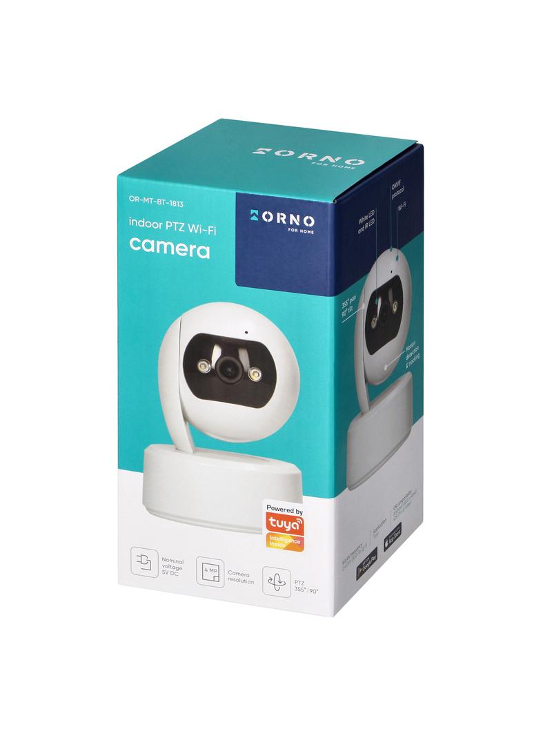 Kamera wewnętrzna obrotowa 4MP Wi-Fi detekcja ruchu funkcja śledzenia ORNO
