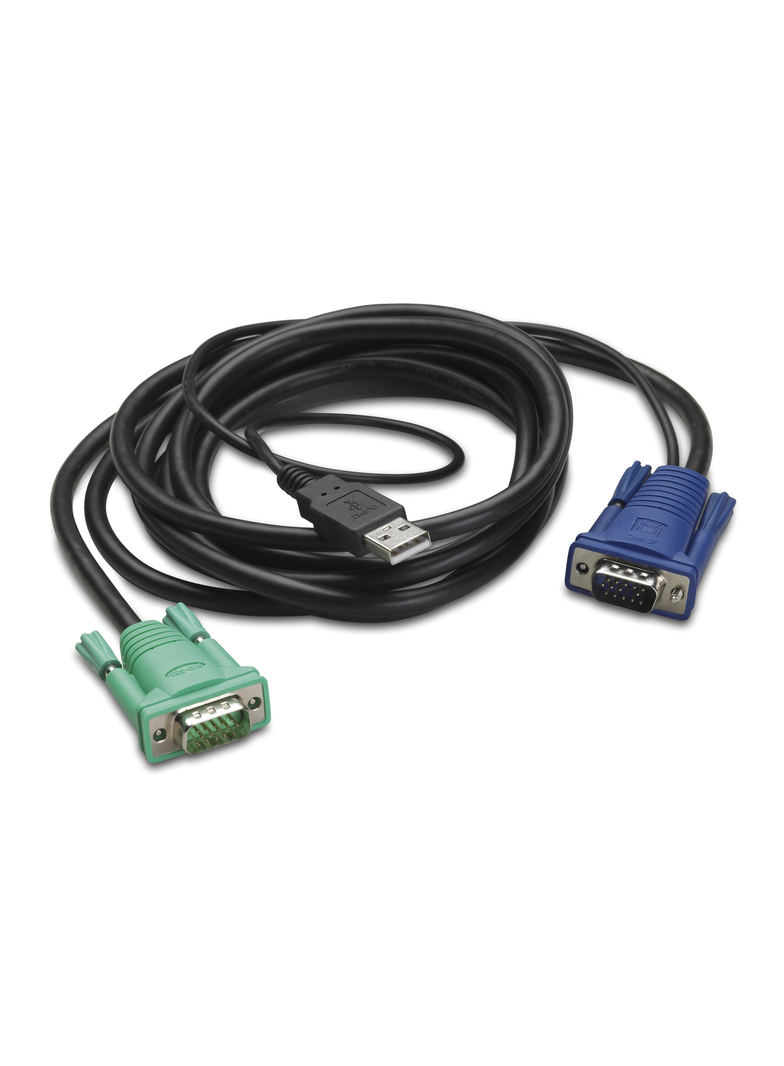 Zintegrowany kabel USB APC do ekranu LCD/KVM — 3 m