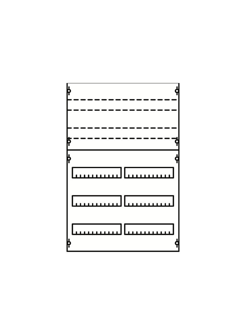 2V1KA Pole rozdzielcze 2 kol.szer.