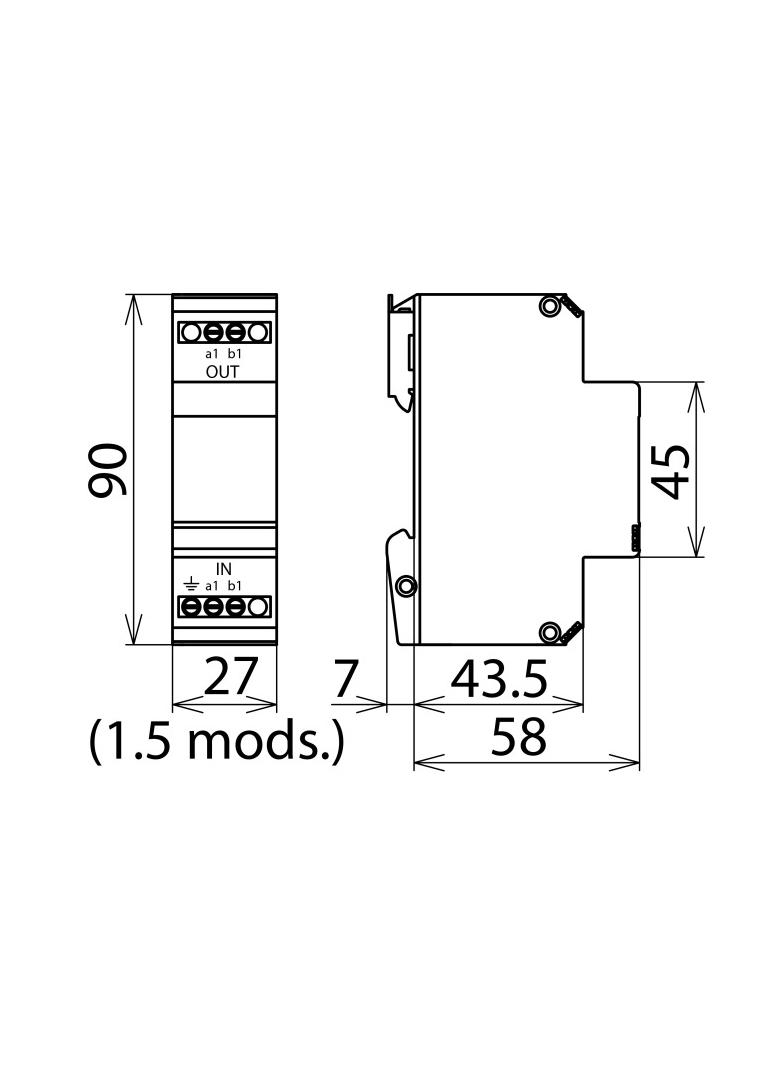 Ogranicznik przepięć BLITZDUCTOR VT