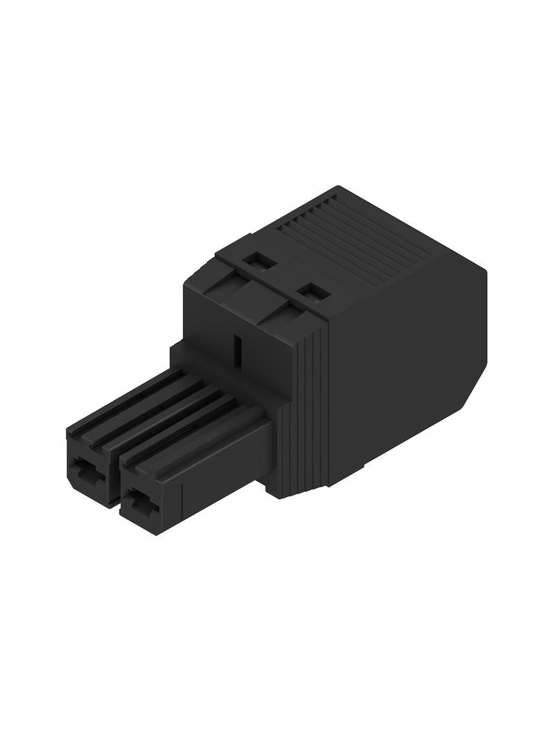 BVF 7.62HP/02/180 SN BK BX Złącze kablowe do płytek drukowanych /95szt./ WEIDMULLER