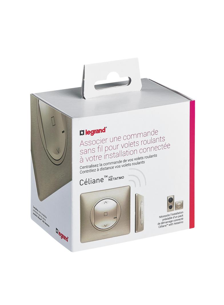 CELIANE WITH NETATMO - ŁĄCZNIK BEZPRZEWODOWY ROLET TYTANOWY, Legrand