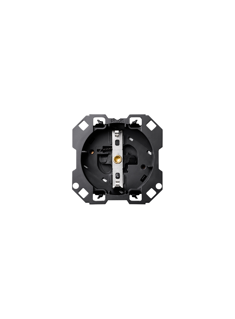 Simon 100 Gniazdo z uziemieniem Schuko (mechanizm bez ramki montażowej) 16A 250V 1click 10000432-039 KONTAKT