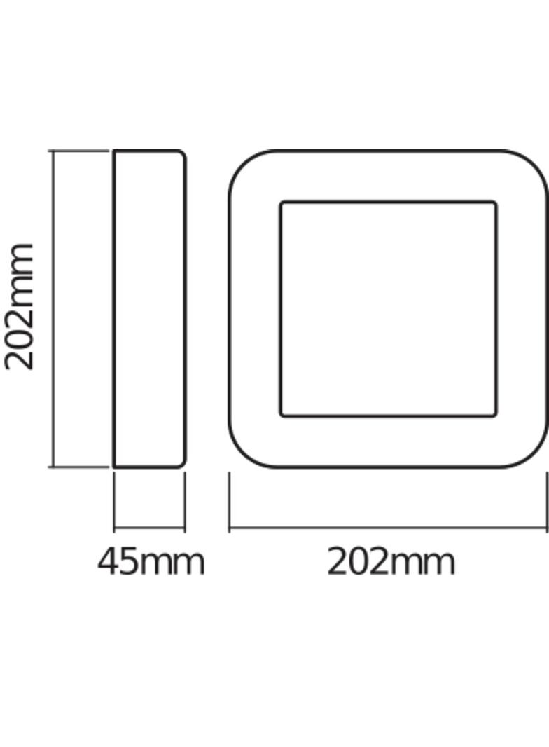 ENDURA STYLE SQUARE 13W WT LEDV Oprawa zewnętrzna
