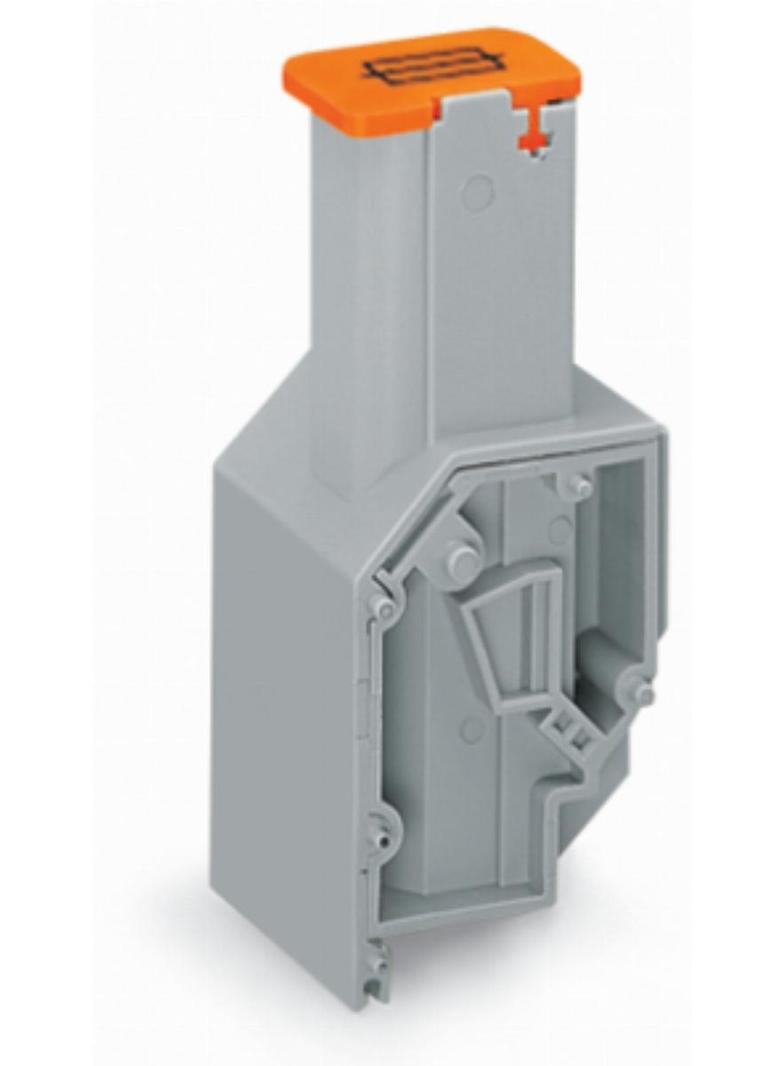 złączka bezpiecz. do transformatorów 4 mm2 pomarańczowa