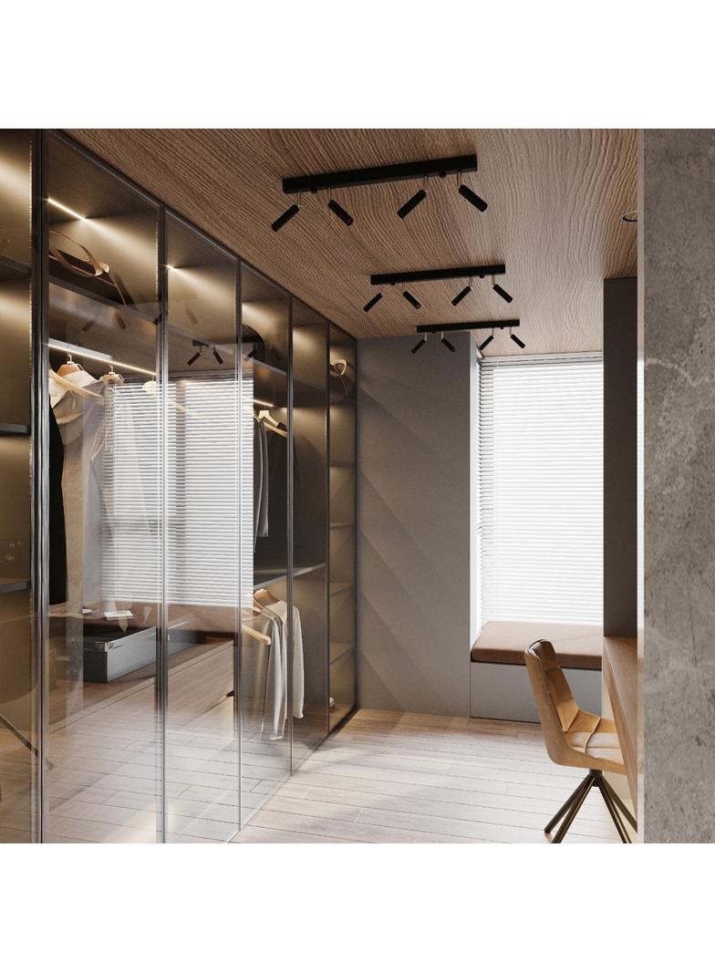 Sollux Kinkiet EYETECH 1 czarny SL.0897