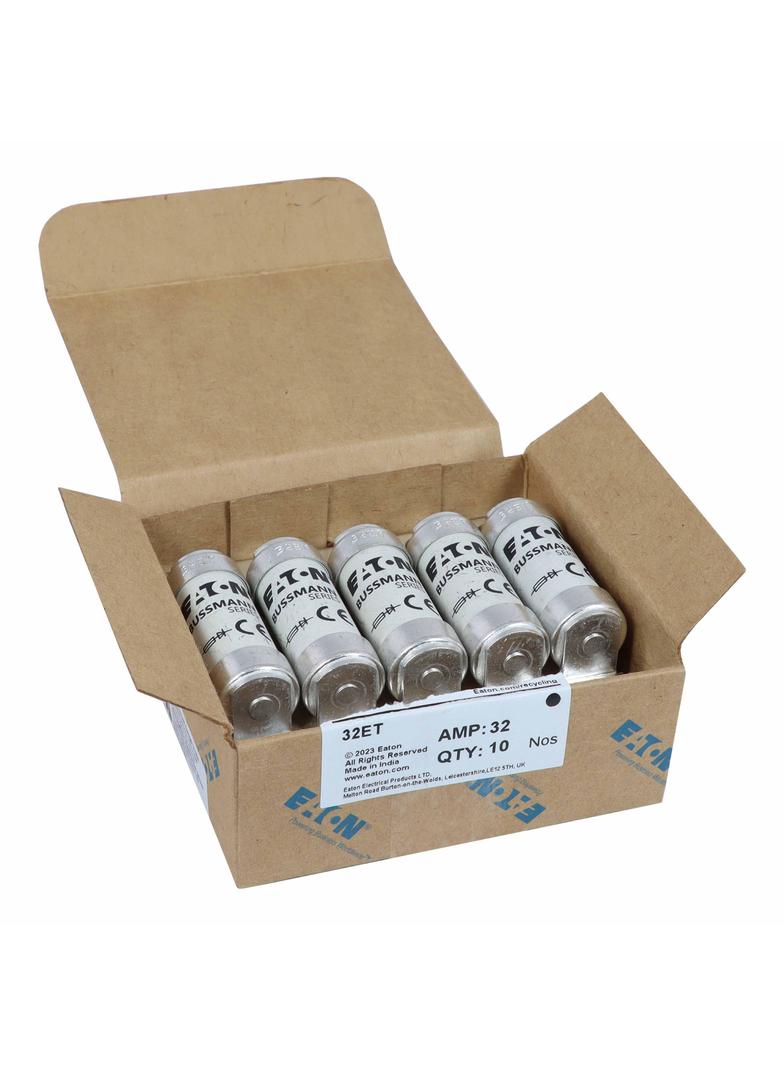 32AMP 690V IEC AC BS88 HIGH SPEED FUSE Wkładka szybka 32A AC 690V DC 500V BS88 19x77 mm a 32ET EATON