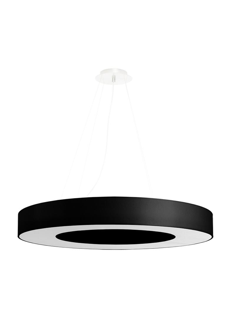 Sollux Żyrandol SATURNO SLIM 70 czarny SL.0754