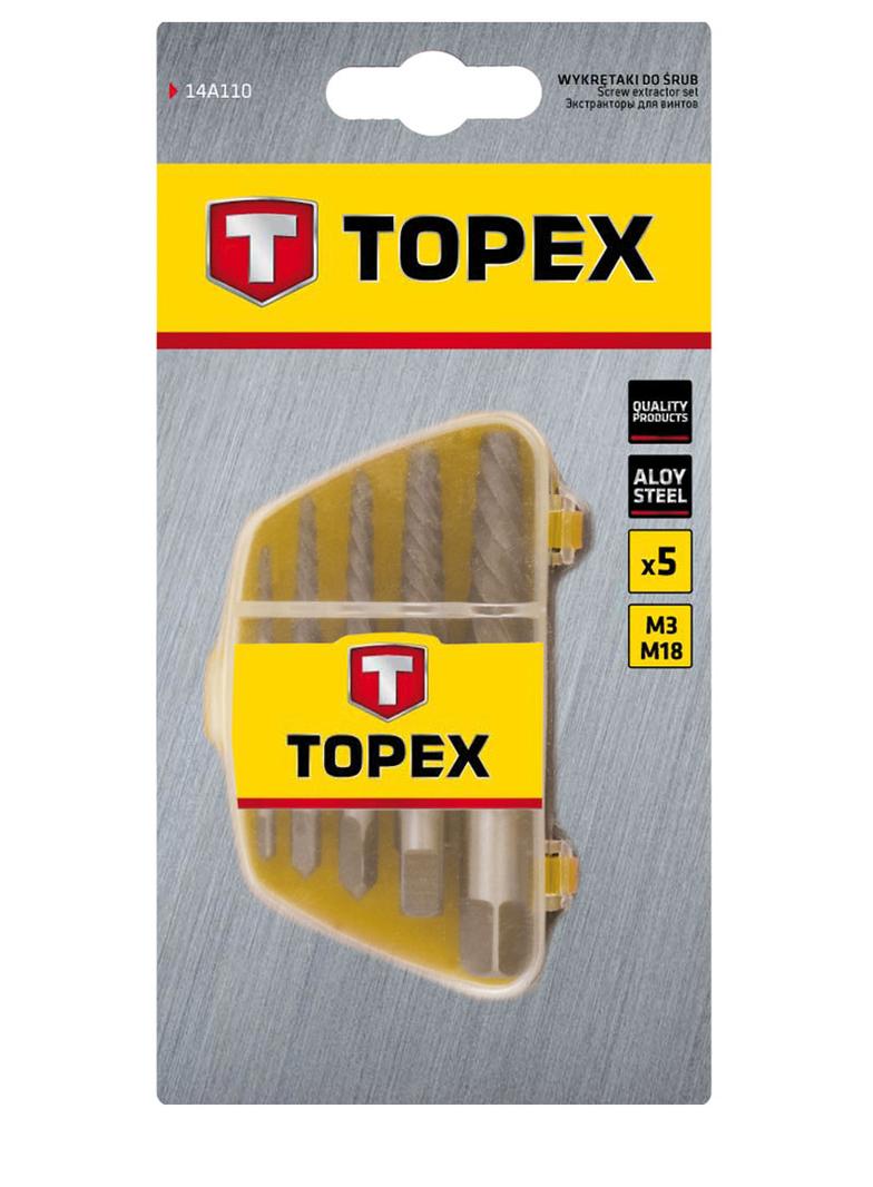 Wykrętaki do śrub, zestaw 5 szt.