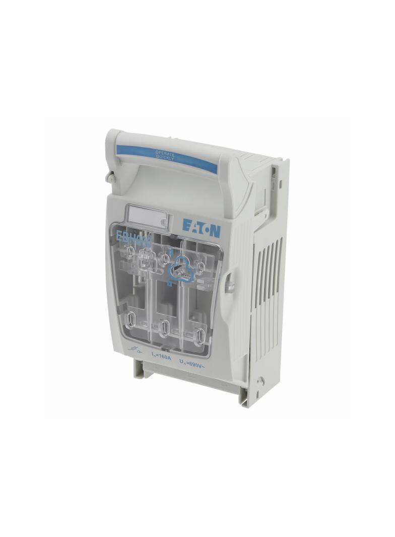 EBH000O3TM8 Rozłącznik bezpiecznikowy poziomy 160A AC 690V NH000 AC21B 3P IEC montaż śrubow EBH000O3