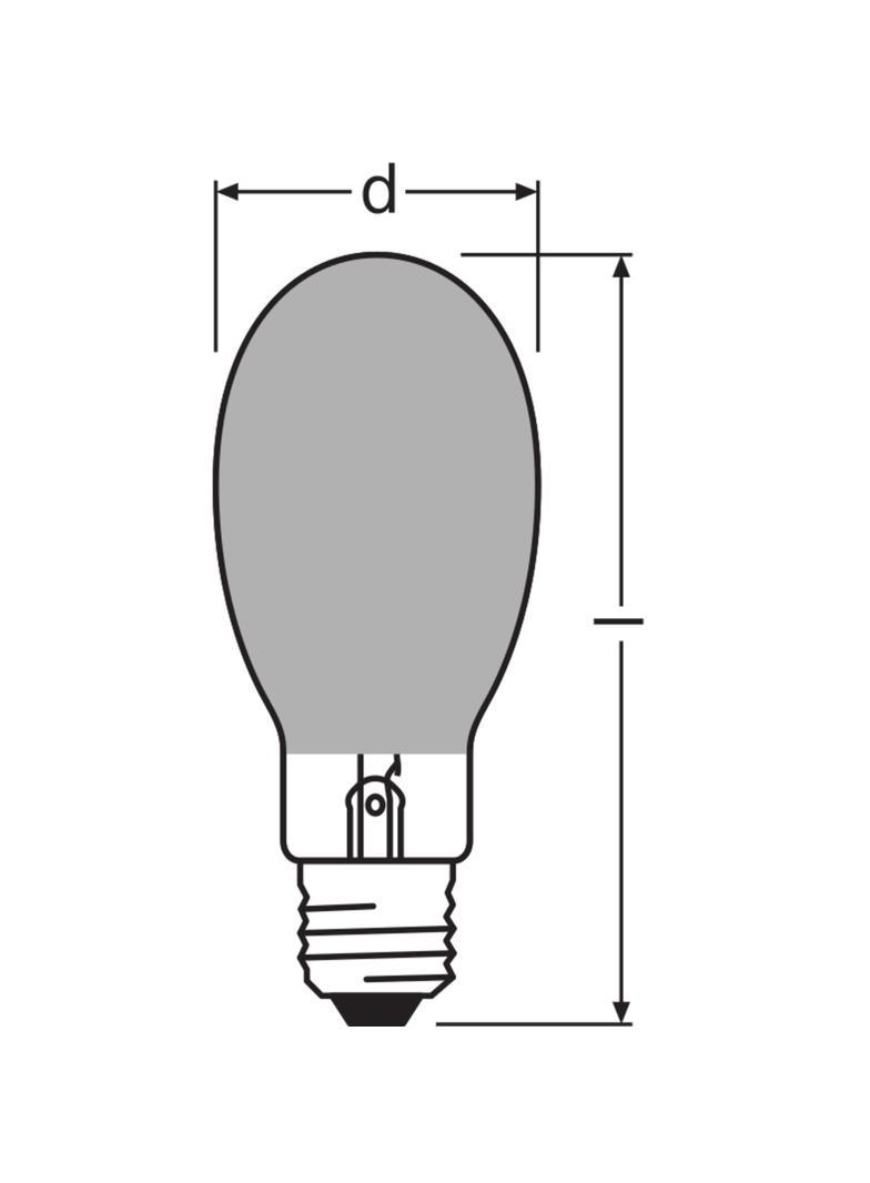 Lampa metalohalogenkowa 1000W E40 230V 3800K matowa HQI-E 4008321528261 LEDVANCE
