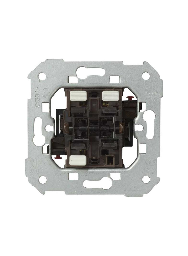 Simon 82 Łącznik schodowy + przycisk zwierny “dzwonek” 2 klawisze (mechanizm) 10A 250V szybkozłączka 75301-39 KONTAKT