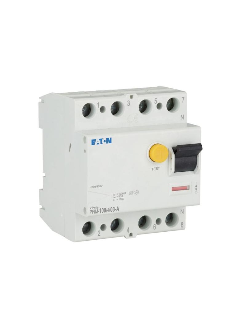 PFIM-100/4/03-A Wyłącznik różnicowoprądowy 10kA 100A 4P 300mA typ A 102871 EATON
